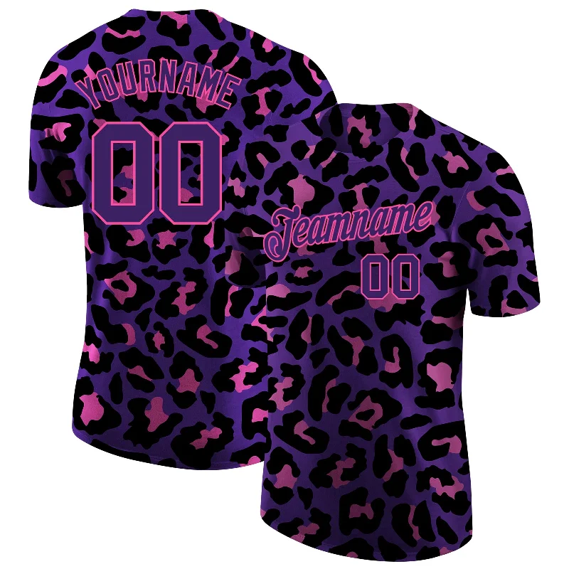 Urban Unisex Fashion Outfits Unleash Your Fashion Custom 3D Pattern Design Leopard Performance T-Shirt Urban Unisex Fashion Outfits Unleash Your Fashion Custom 3D Pattern Design Leopard Performance T-Shirt