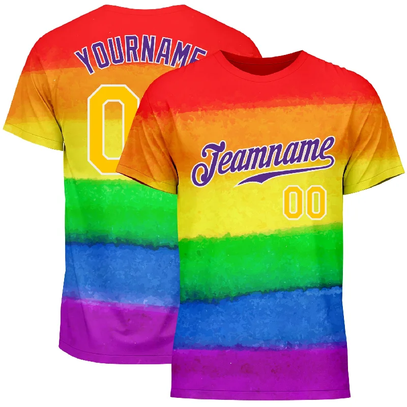 Effortless And Modern Unisex Dressing Boutique Styles Custom Rainbow For Pride Month Love Is Love LGBT Performance T-Shirt Effortless And Modern Unisex Dressing Boutique Styles Custom Rainbow For Pride Month Love Is Love LGBT Performance T-Shirt
