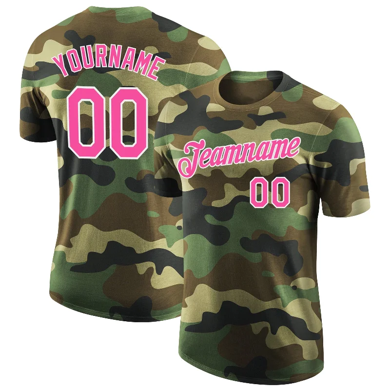 Classic And Timeless Gender-Neutral Fashion Timeless Elegance Redefined Custom Camo Pink-White Performance Salute To Service T-Shirt Classic And Timeless Gender-Neutral Fashion Timeless Elegance Redefined Custom Camo Pink-White Performance Salute To Service T-Shirt