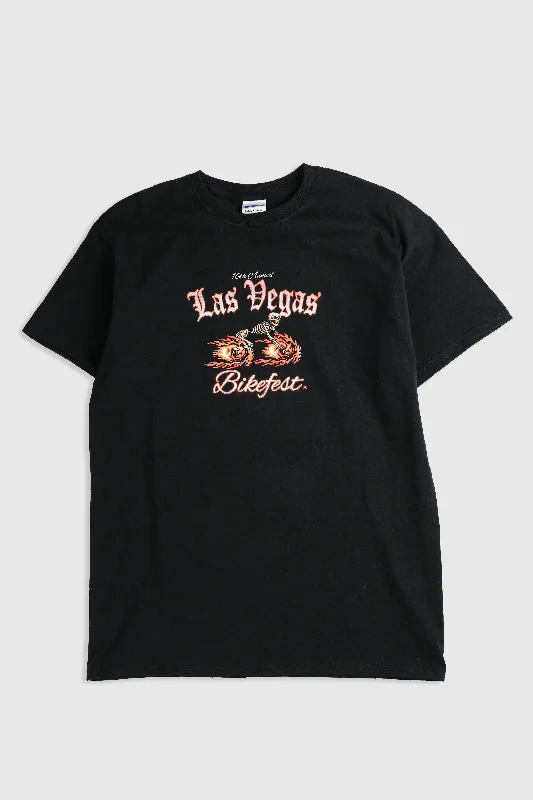 Urban Unisex Fashion Outfits Sleek Style Discounts Deadstock Las Vegas Bike Fest Tee - M Urban Unisex Fashion Outfits Sleek Style Discounts Deadstock Las Vegas Bike Fest Tee - M