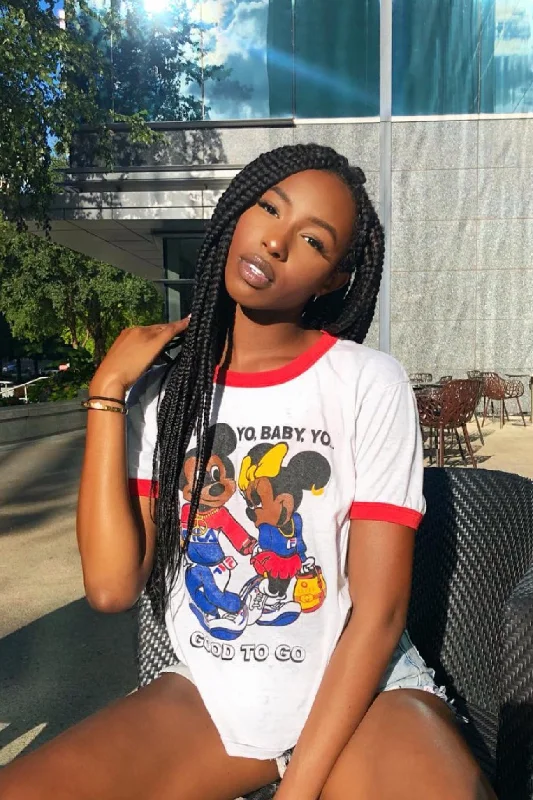 Classic And Timeless Gender-Neutral Fashion Hot Picks Vintage Yo Baby Tee