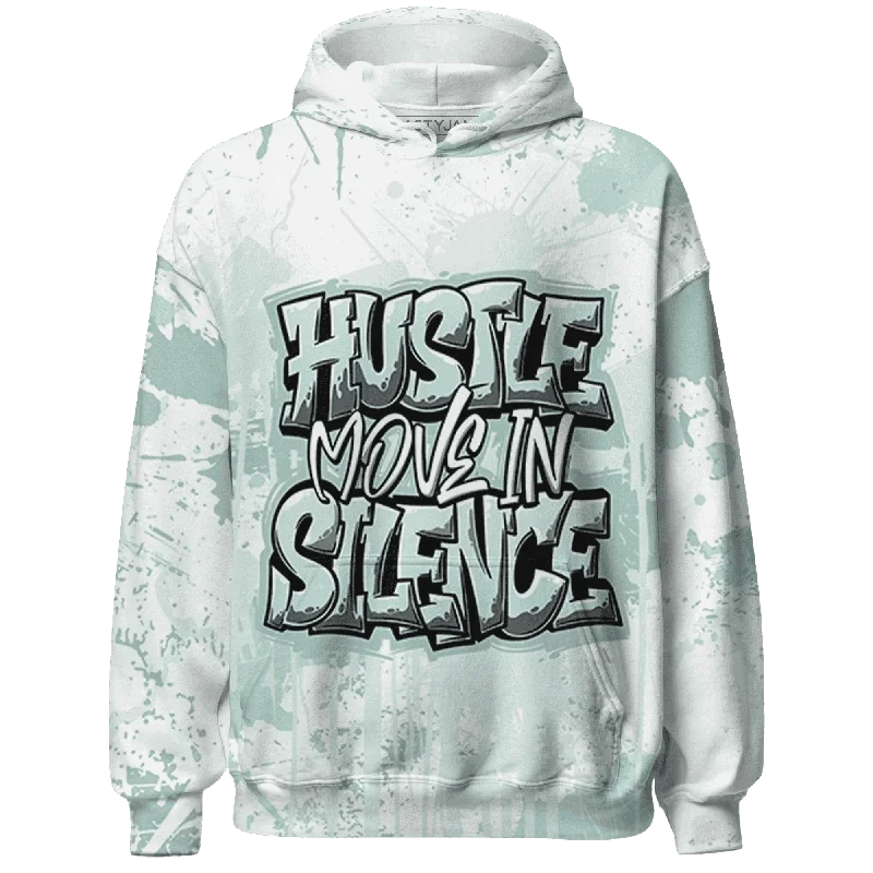 Relaxed-Fit Unisex Fashion For All-Day Comfort Unbeatable Prices NastyJamz AF 1 Low Jade Ice White Hoodie Match Hustle Move In Silence All-Over Print