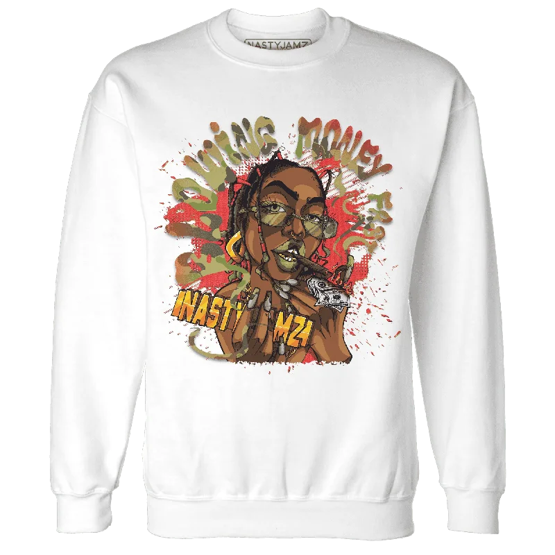 Classic Unisex Fashion Looks Fashion-Forward AM 90 Dark Sage Solar Red NastyJamz Sweatshirt Match Blowing Money Fast Girl Classic Unisex Fashion Looks Fashion-Forward AM 90 Dark Sage Solar Red NastyJamz Sweatshirt Match Blowing Money Fast Girl