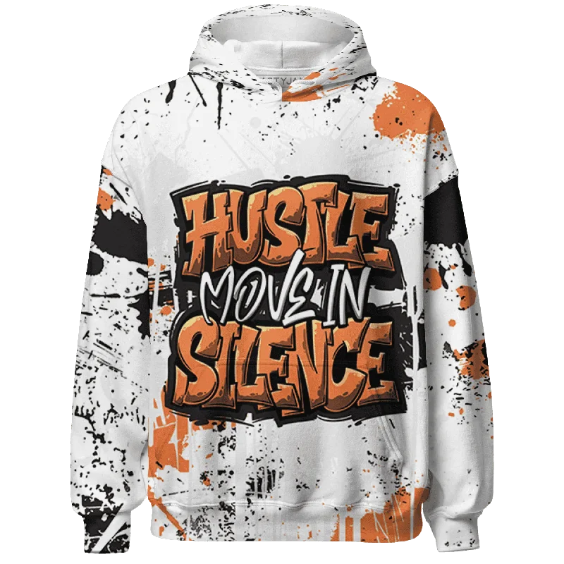 Oversized Unisex Fashion Pieces Limited-Time Offer NastyJamz AM TW White Orange Hoodie Match Hustle Move In Silence All-Over Print