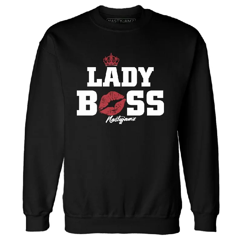 Urban-Inspired Unisex Fashion Pieces Trendy Women'S Wear Collection Bred Velvet 11s NastyJamz Sweatshirt Match Lady Boss Urban-Inspired Unisex Fashion Pieces Trendy Women'S Wear Collection Bred Velvet 11s NastyJamz Sweatshirt Match Lady Boss