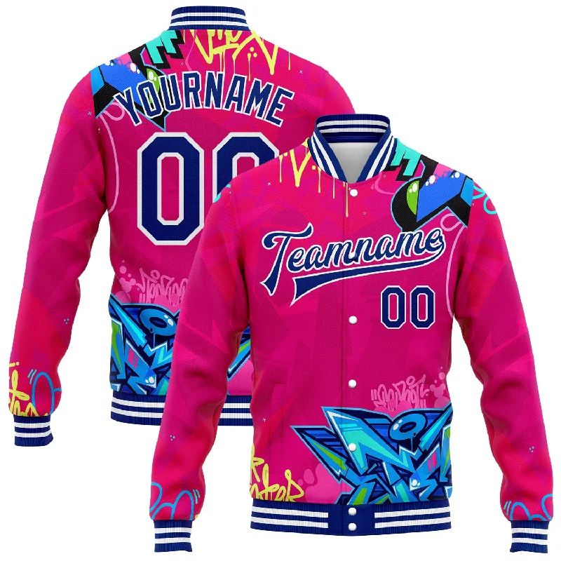 Stylish Unisex Outfit Ideas Trend Forward Threads Custom Graffiti Pattern Royal-White Hiphop Abstract Urban Street Art 3D Bomber Full-Snap Varsity Letterman Jacket Stylish Unisex Outfit Ideas Trend Forward Threads Custom Graffiti Pattern Royal-White Hiphop Abstract Urban Street Art 3D Bomber Full-Snap Varsity Letterman Jacket