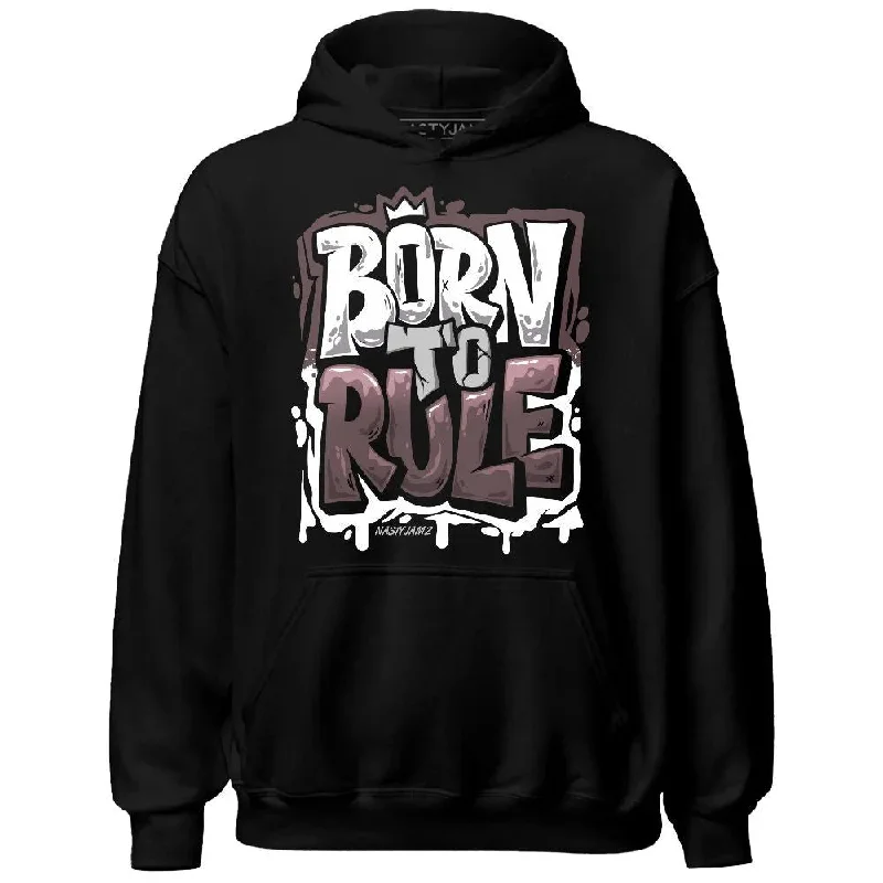 Sustainable Gender-Neutral Apparel Sporty Fashion Offers Burgundy Crush 3s NastyJamz Hoodie Match Born To Rule