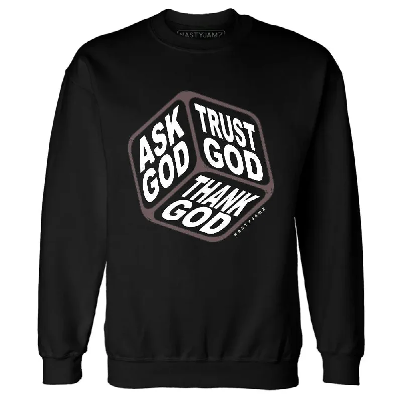 Gender-Neutral Fashion For Everyday Style Bold Fashion Sales Burgundy Crush 3s NastyJamz Sweatshirt Match Trust God