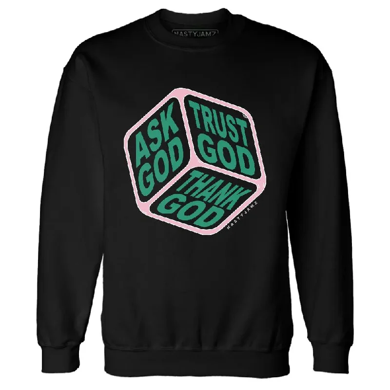 Contemporary Gender-Free Clothing Styles Trendy Fashion Sale Dunk Soft Pink Malachite NastyJamz Sweatshirt Match Trust God