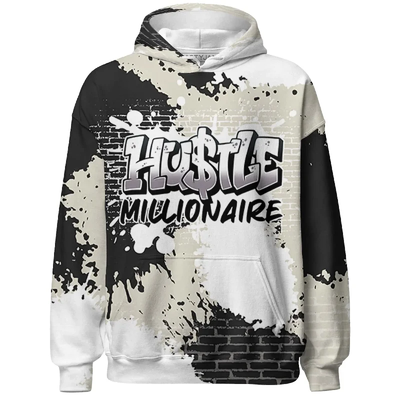 Bold And Trendy Gender-Neutral Outfits Huge Markdowns NastyJamz Gratitude 11s Hoodie Match Hustle Millionaire All-Over Print