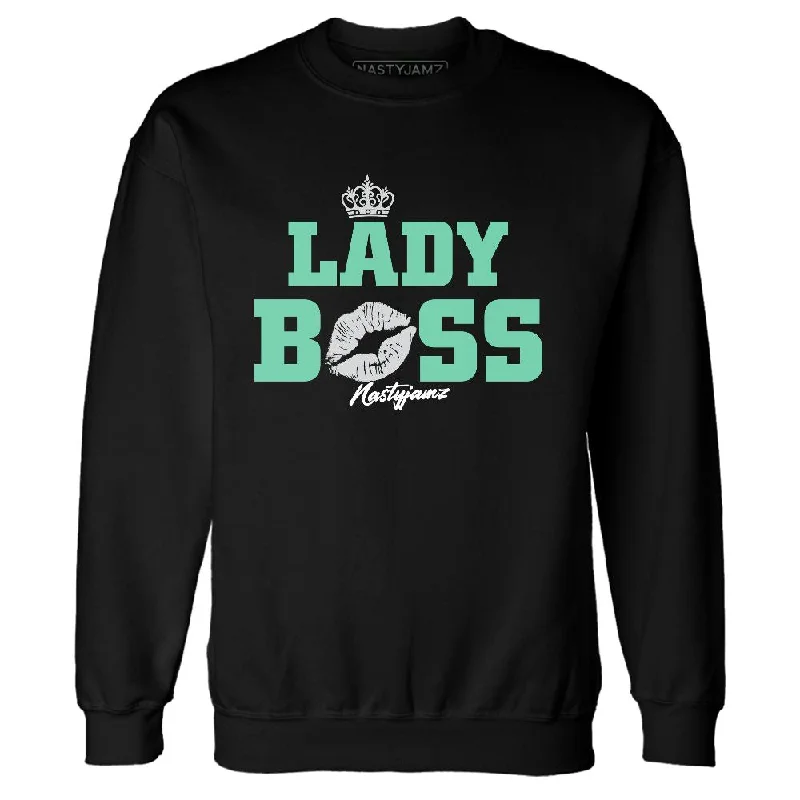 Comfortable Gender-Free Fashion Choices Chic Trends Unveiled Green Glow 3s NastyJamz Sweatshirt Match Lady Boss Comfortable Gender-Free Fashion Choices Chic Trends Unveiled Green Glow 3s NastyJamz Sweatshirt Match Lady Boss