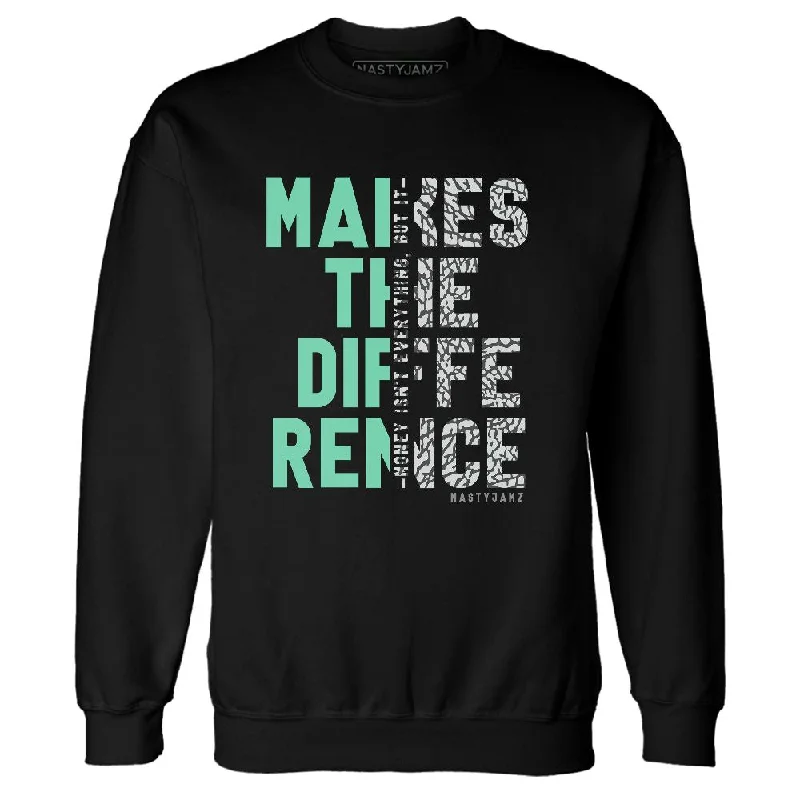 Unisex Casual Wear For All Seasons Effortless Style, Endless Impact Green Glow 3s NastyJamz Sweatshirt Match Money Makes Difference Unisex Casual Wear For All Seasons Effortless Style, Endless Impact Green Glow 3s NastyJamz Sweatshirt Match Money Makes Difference