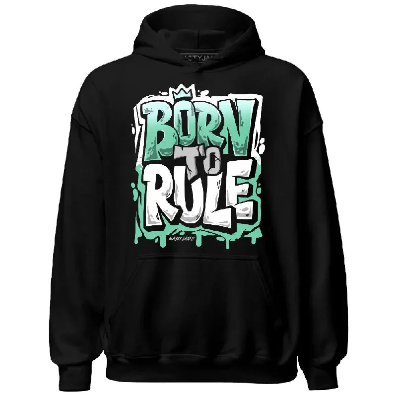 Soft And Breathable Unisex Loungewear Exclusive Deals Online High OG Green Glow 1s NastyJamz Hoodie Match Born To Rule