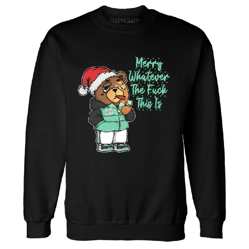 Comfortable Unisex Streetwear Urban Elegance Deals High OG Green Glow 1s NastyJamz Sweatshirt Match Merry Whatever