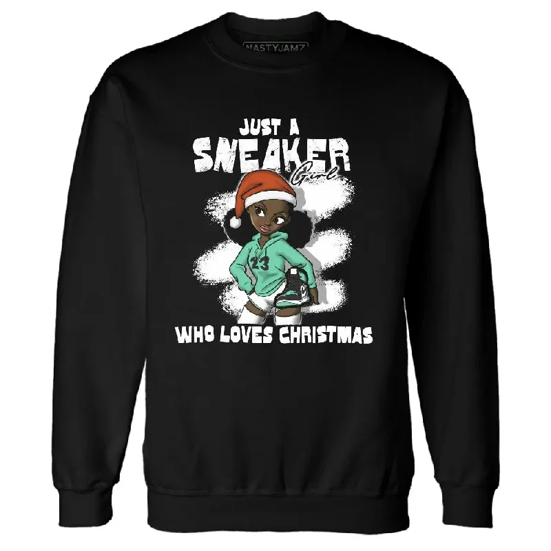 Unisex Casual Wear For All Seasons Unleash Your Trendy Side High OG Green Glow 1s NastyJamz Sweatshirt Match Xmas Sneaker Girl