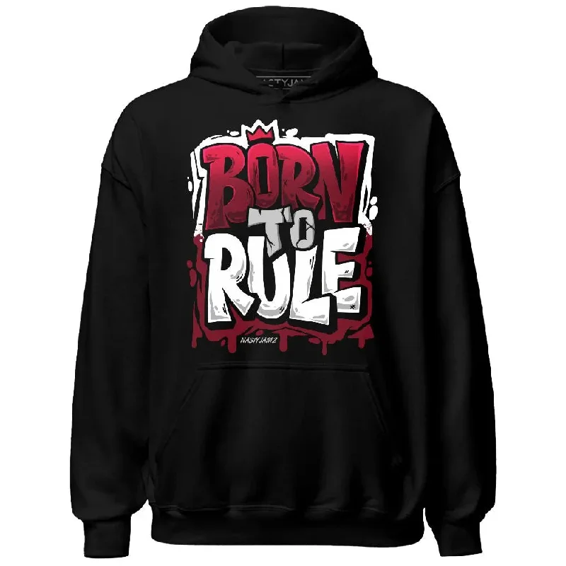 Versatile Gender-Free Wardrobe Essentials Inspired By You, Designed For You High White Team Red 1s NastyJamz Hoodie Match Born To Rule