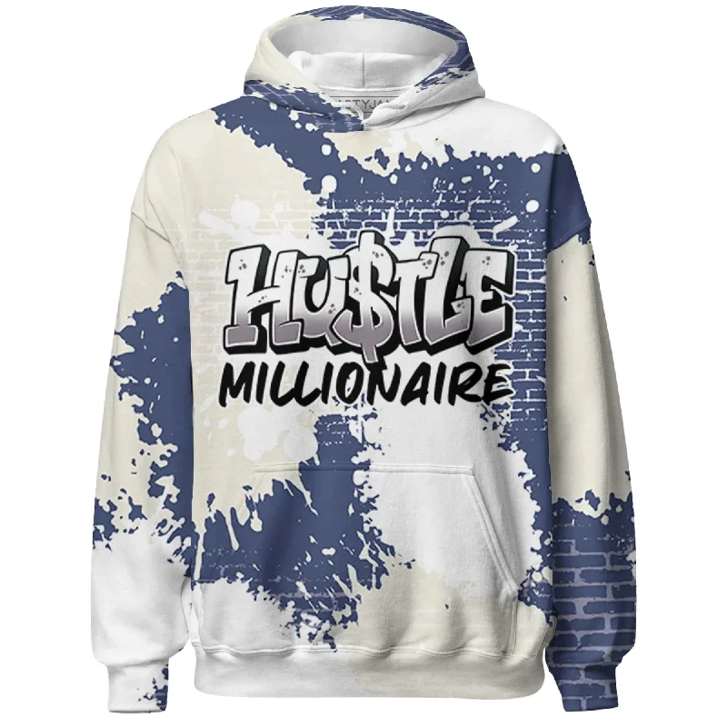 Gender-Neutral Fashion For Everyday Style Fashion Deal NastyJamz Low Diffused Blue 11s Hoodie Match Hustle Millionaire All-Over Print