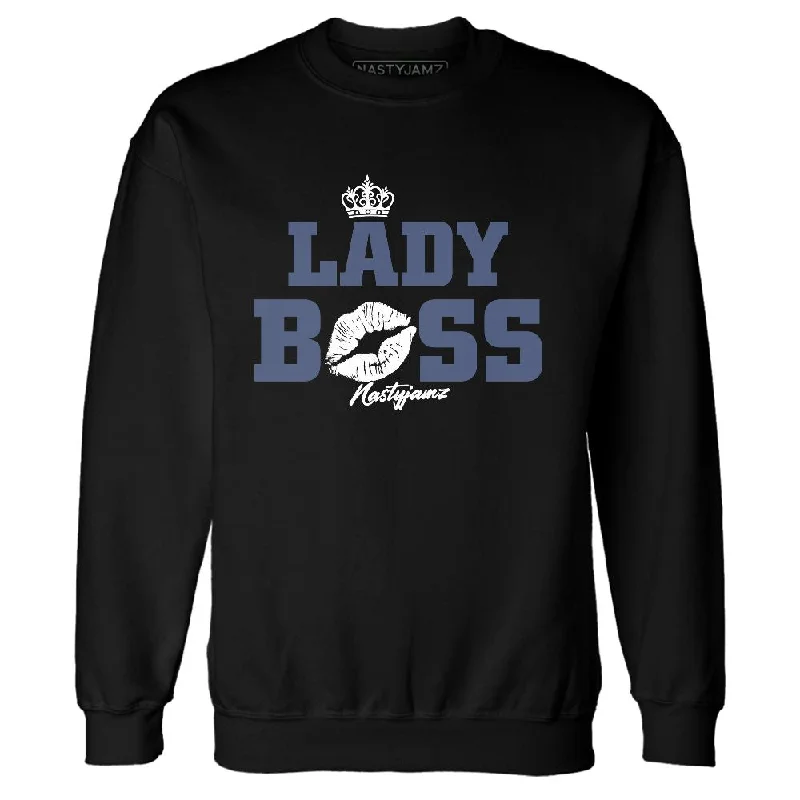 Trendy Unisex Streetwear Fashion Modern Chic Discounts Low Diffused Blue 11s NastyJamz Sweatshirt Match Lady Boss