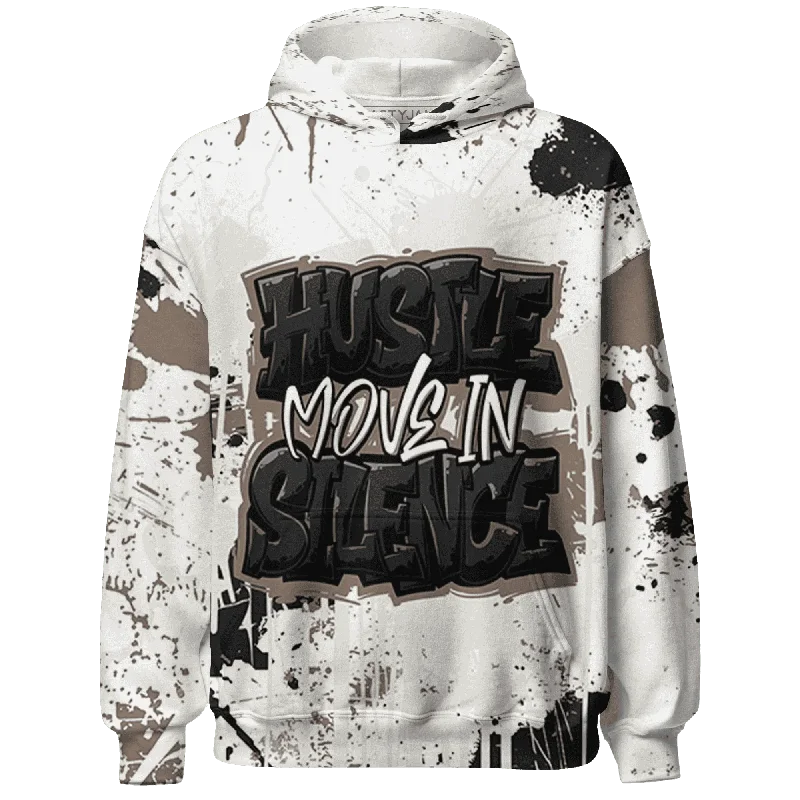 Modern Unisex Clothing For Any Occasion Essentials On Sale NastyJamz Low Mocha 1s Hoodie Match Hustle Move In Silence All-Over Print