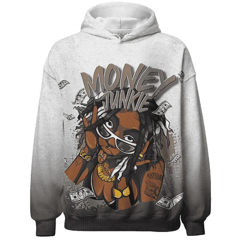 Versatile Clothing For All Genders The Good Stuff NastyJamz Low Mocha 1s Hoodie Match Money Junkie All-Over Print Versatile Clothing For All Genders The Good Stuff NastyJamz Low Mocha 1s Hoodie Match Money Junkie All-Over Print