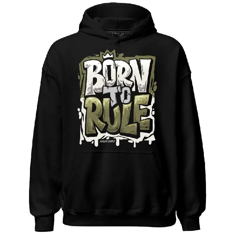 Elegant And Minimal Gender-Free Clothing Contemporary Chic Promotions Medium Olive 1s NastyJamz Hoodie Match Born To Rule