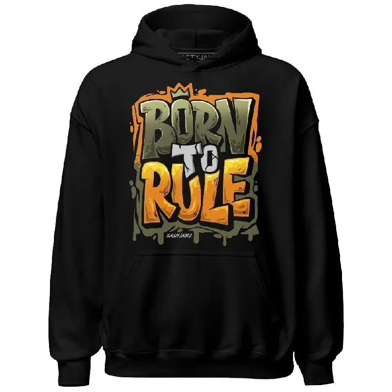 Minimalist Unisex Wardrobe Must-Haves End-Of-Season Clearance Olive 5s NastyJamz Hoodie Match Born To Rule