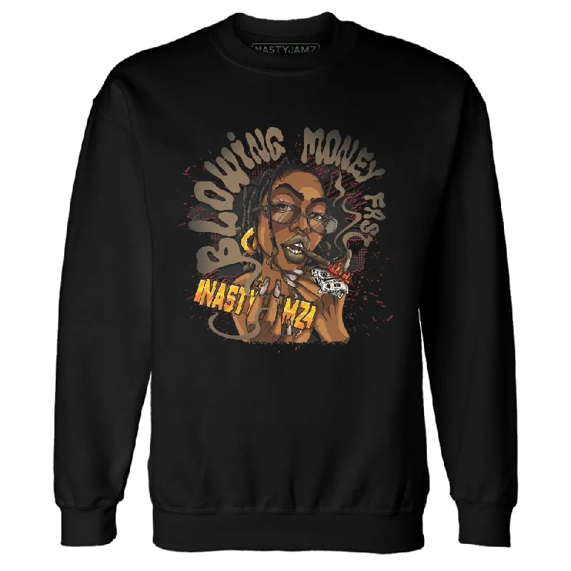 Functional And Stylish Unisex Wear Flash Sale Now Olive 9s NastyJamz Sweatshirt Match Blowing Money Fast Girl Functional And Stylish Unisex Wear Flash Sale Now Olive 9s NastyJamz Sweatshirt Match Blowing Money Fast Girl