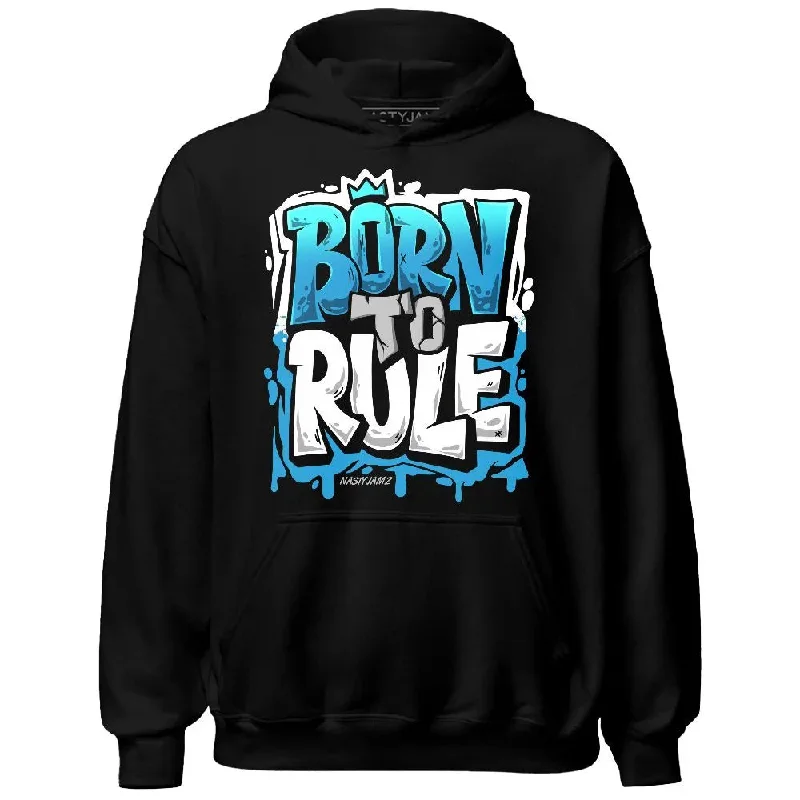 Everyday Wear For Men And Women Budget-Friendly Fashion Powder Blue 9s NastyJamz Hoodie Match Born To Rule