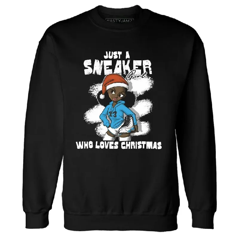 Soft And Breathable Unisex Loungewear Special Offers Powder Blue 9s NastyJamz Sweatshirt Match Xmas Sneaker Girl