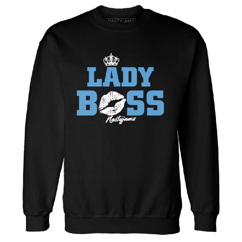 Functional And Stylish Unisex Wear Chic Style Discounts Univercitii Carolina Blue 17s NastyJamz Sweatshirt Match Lady Boss