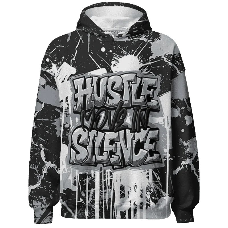 Versatile And Stylish Unisex Apparel Polished Style Deals NastyJamz Wolf Grey 12s Hoodie Match Hustle Move In Silence All-Over Print