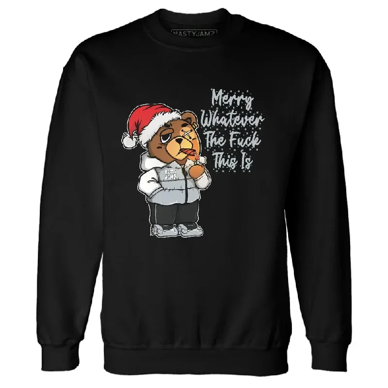 Lightweight And Breathable Unisex Wear Seasonal Picks Wolf Grey 12s NastyJamz Sweatshirt Match Merry Whatever