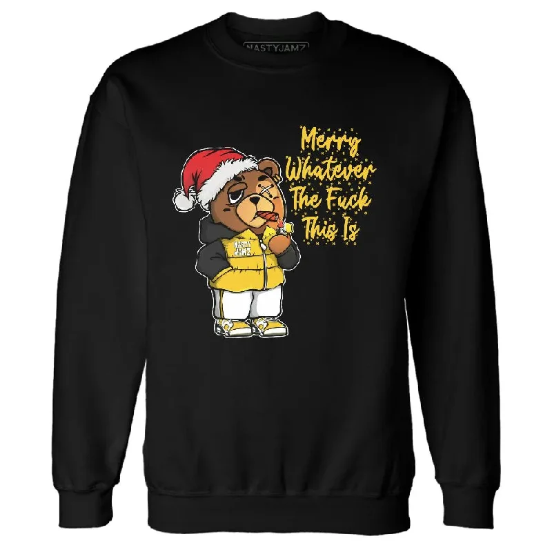 Fashion-Forward Gender-Neutral Outerwear Season Sale Yellow Ochre 6s NastyJamz Sweatshirt Match Merry Whatever