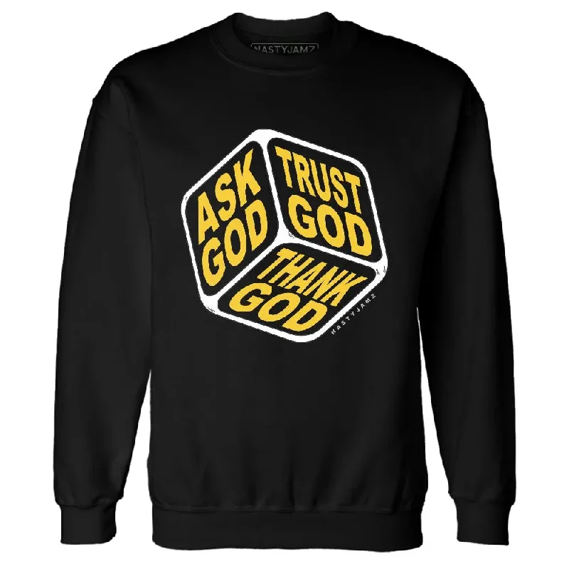 Versatile Clothing For All Genders Elevated Casual Discounts Yellow Ochre 6s NastyJamz Sweatshirt Match Trust God